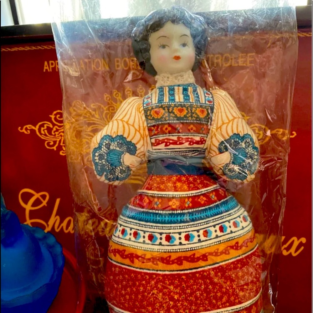 Avon Heirloom Collection Porcelain-head soft-bodied doll